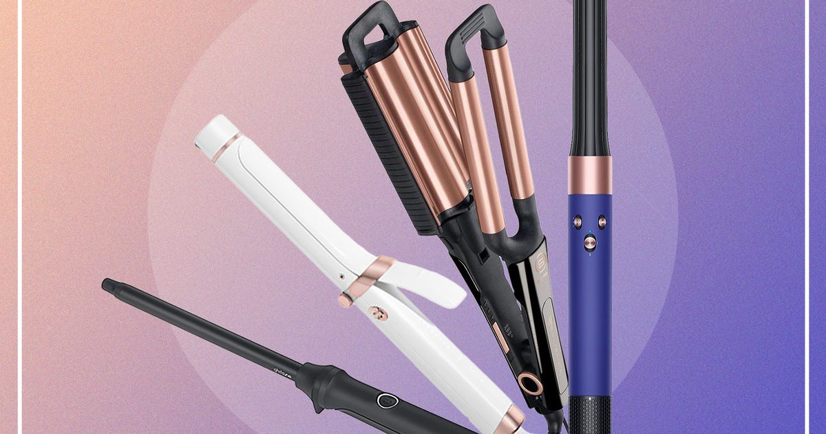 Curling tongs with brush attachment hot sale